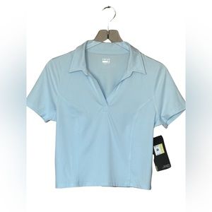 Hind Cropped UPF50 Polo Top